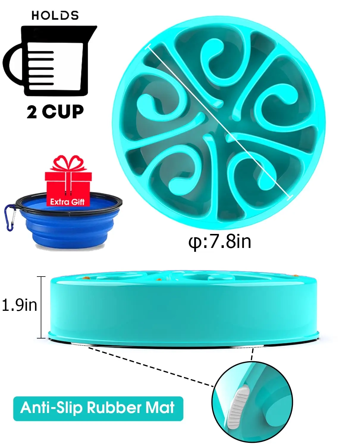 Non-Slip Slow Feeder Bowl for Dogs - Image 5