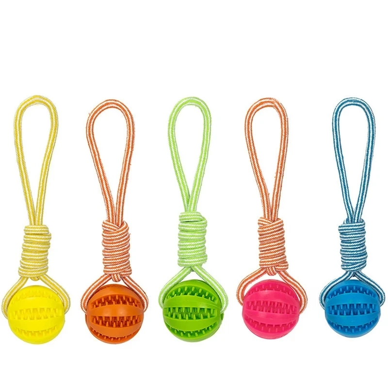Treat Dispensing Rubber Ball Dog Toy - Image 3