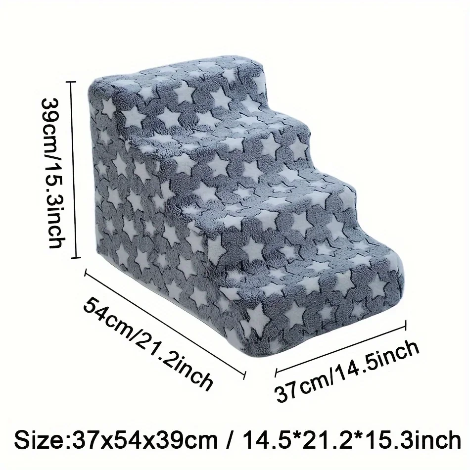 Star Pattern Pet Climbing Steps - Image 10