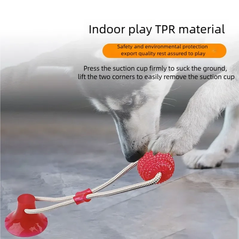 Suction Cup Tug Ball Dog Toy - Image 4