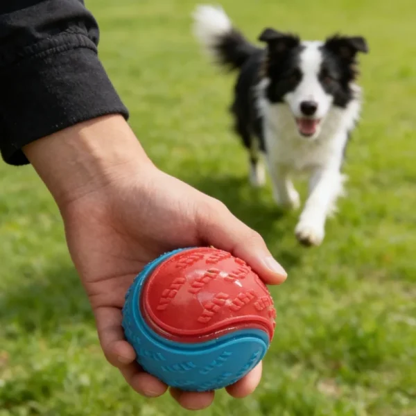 Glow Rubber Dog Ball