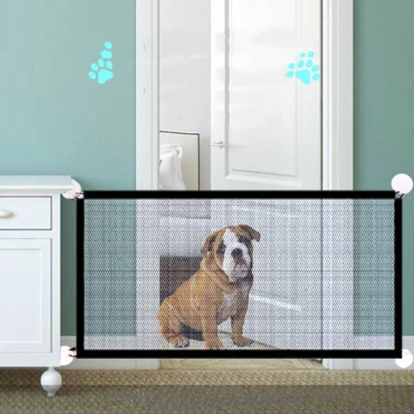 No-Drill Folding Mesh Pet Barrier