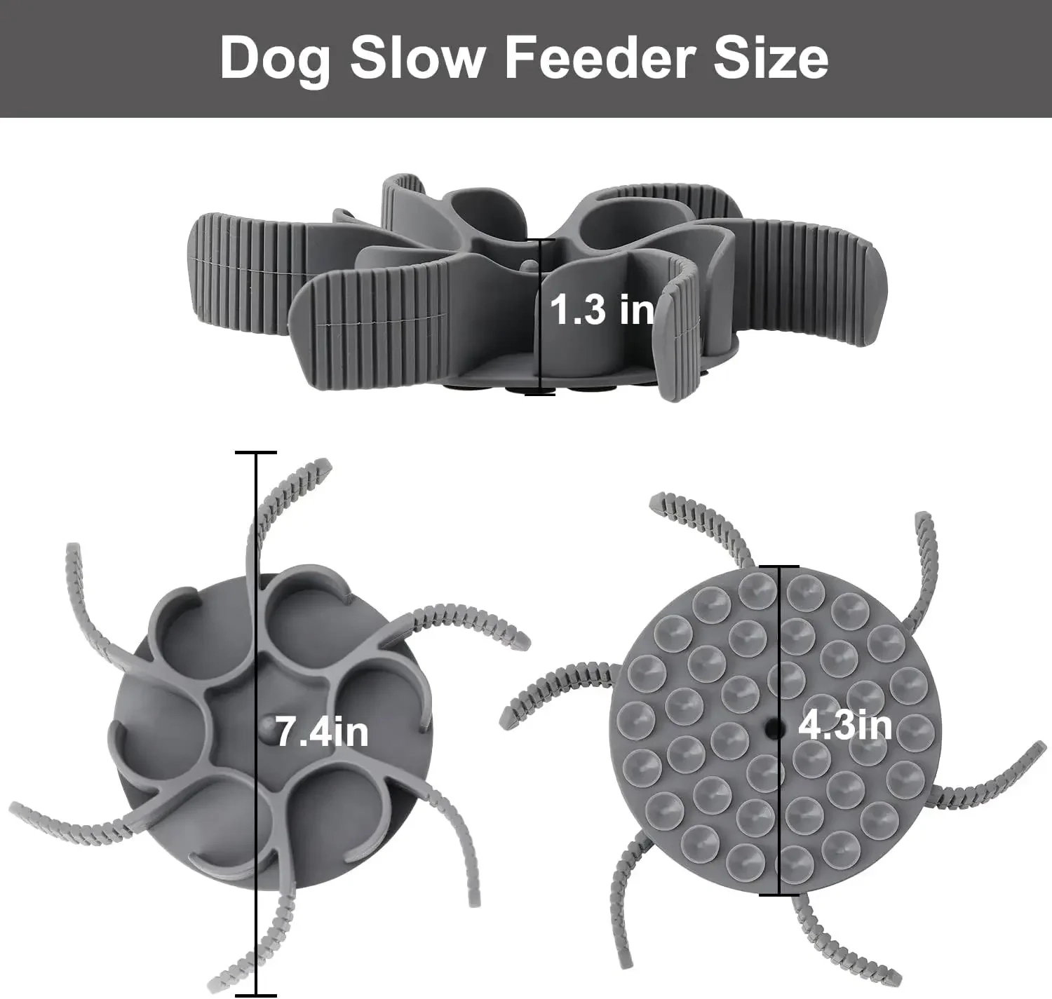 Spiral Silicone Slow Feeder Insert for Dog Bowls - Image 6