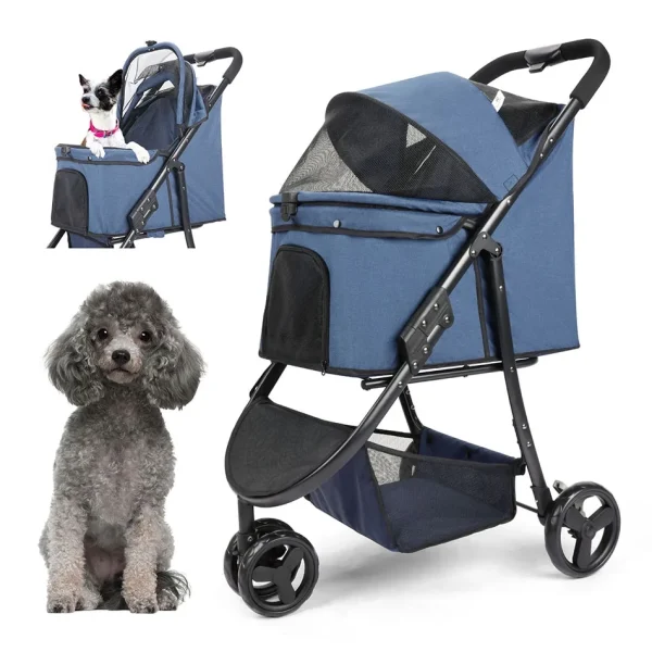 3-Wheel Pet Stroller