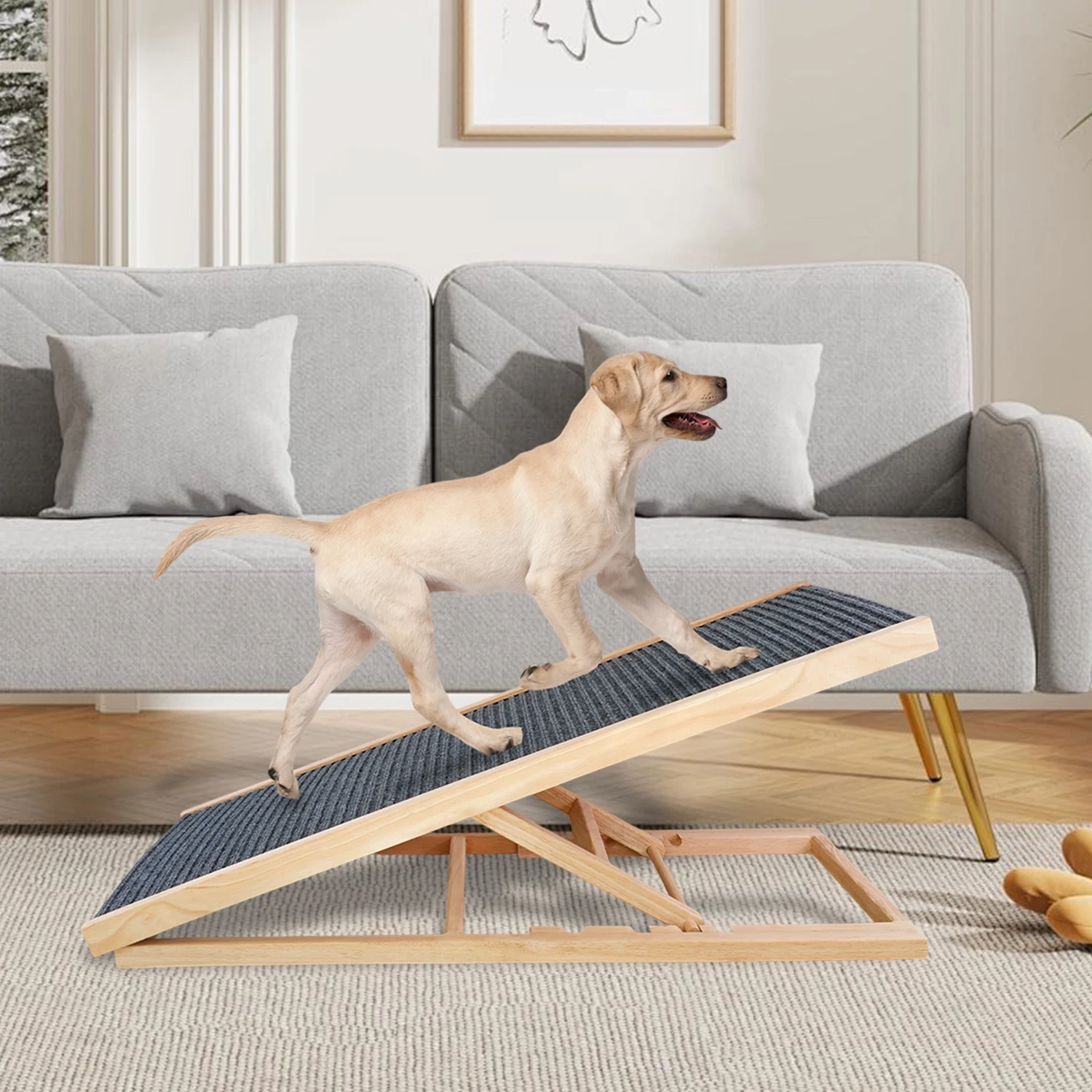 Wooden Grip Pet Ramp