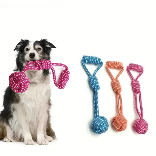 Interactive Rope Fetch Dog Toy