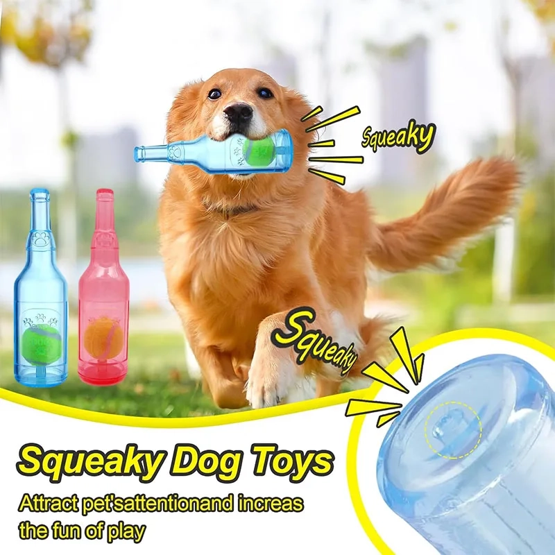 Bottle Squeak Fetch Toy