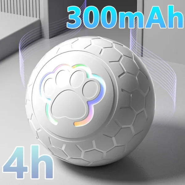 Interactive Dog Ball with Auto Bounce and Lights