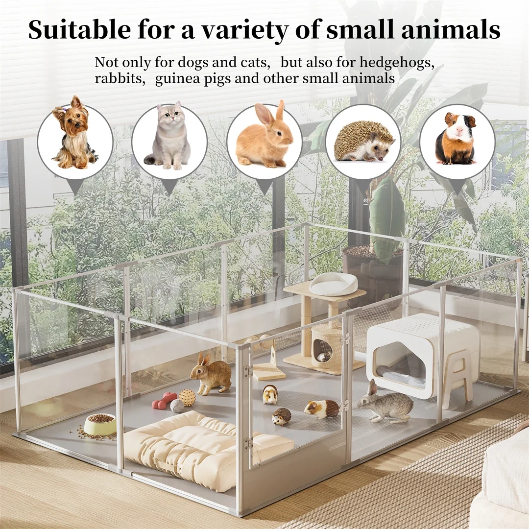 Clear Acrylic Pet Playpen