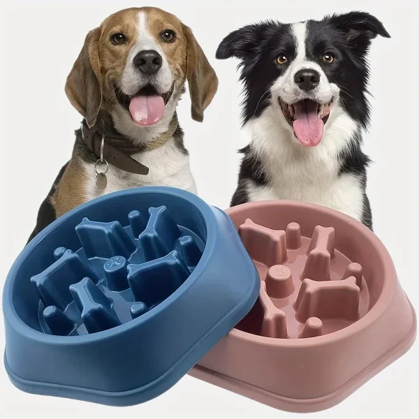 Large Capacity Non-Slip Slow Feeder Bowl for Dogs and Cats