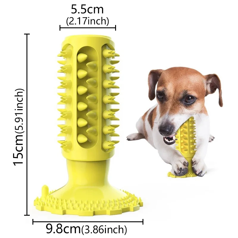 Dumbbell Rubber Dog Chew Toy - Image 9