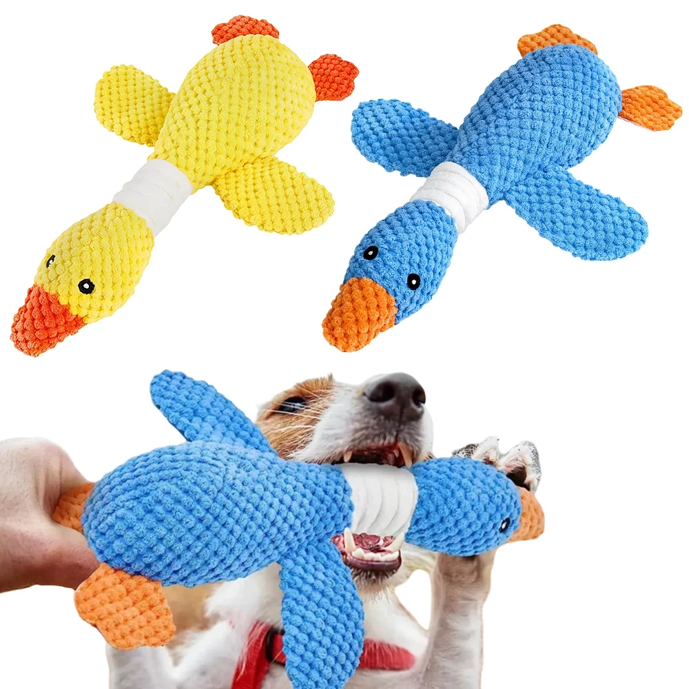 Corduroy Platypus Dog Toy for Interactive Play