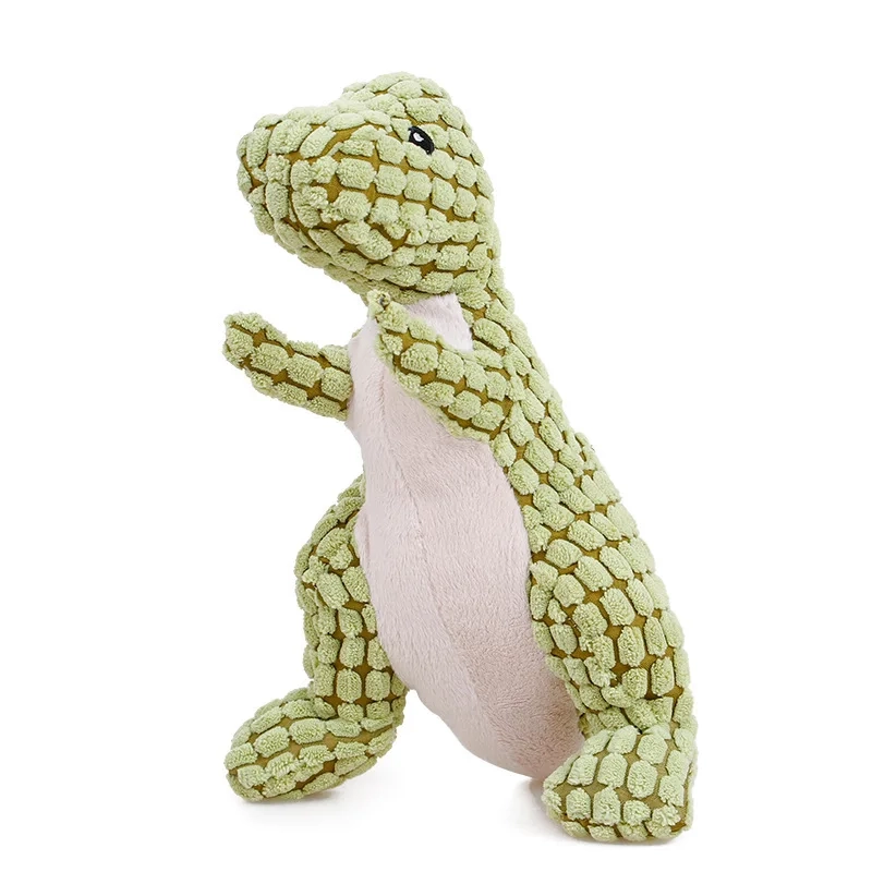 Corduroy Animal Plush Squeaky Dog Toy for Interactive Play - Image 16