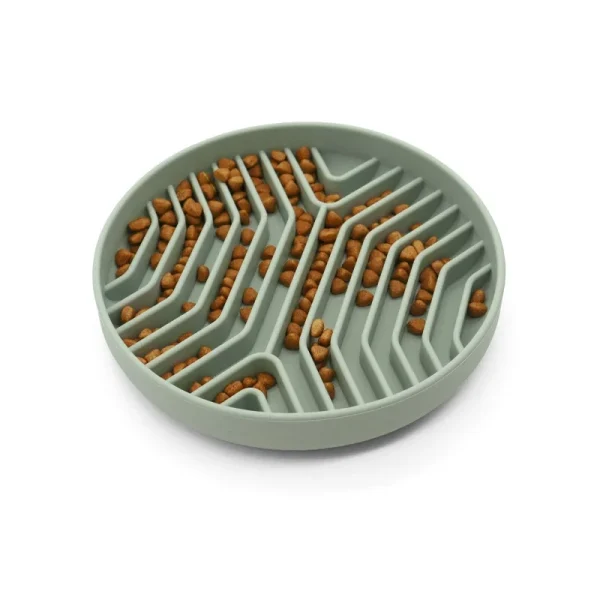 Silicone Slow Feeder Mat Bowl for Dogs and Cats