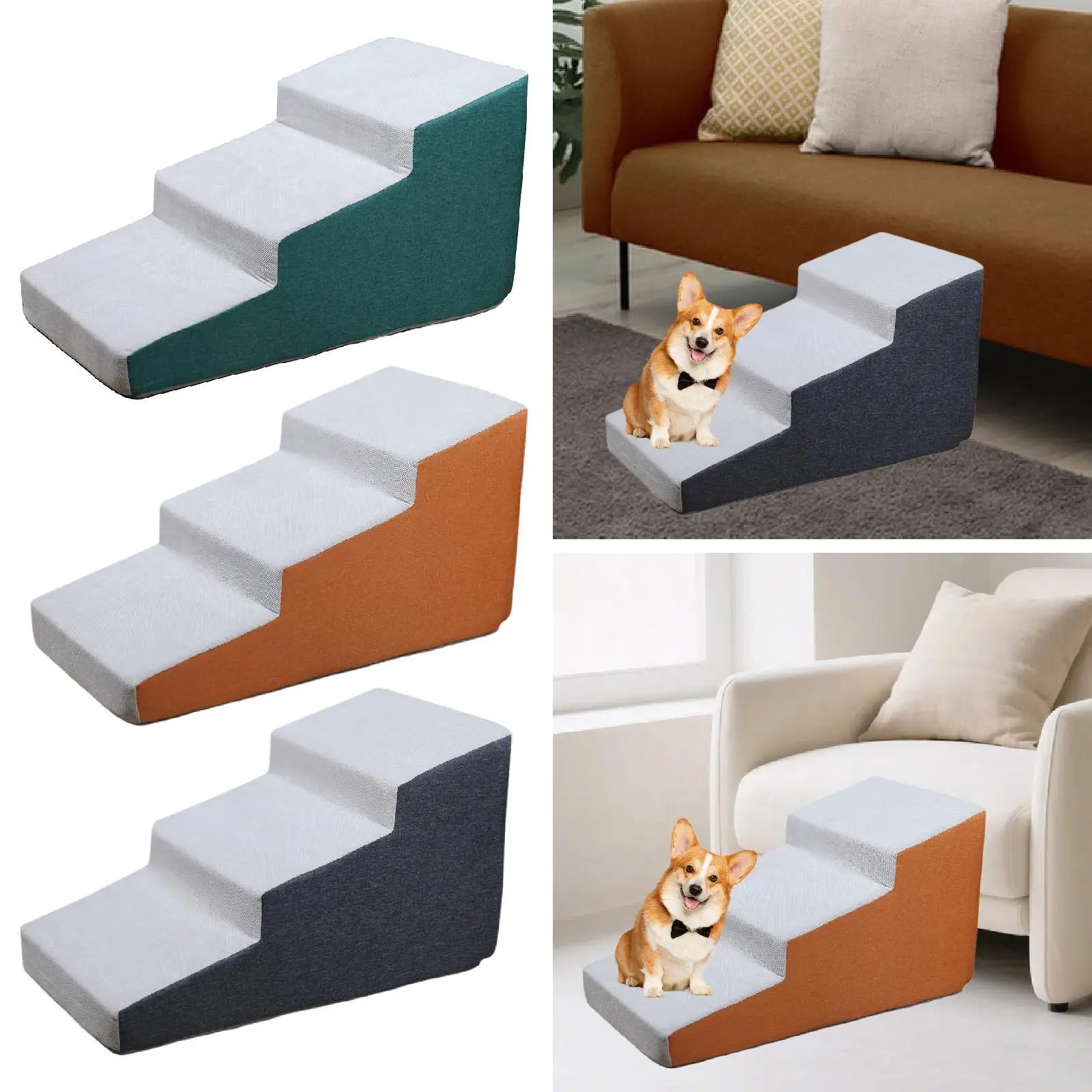 3-Step Pet Slope Ramp