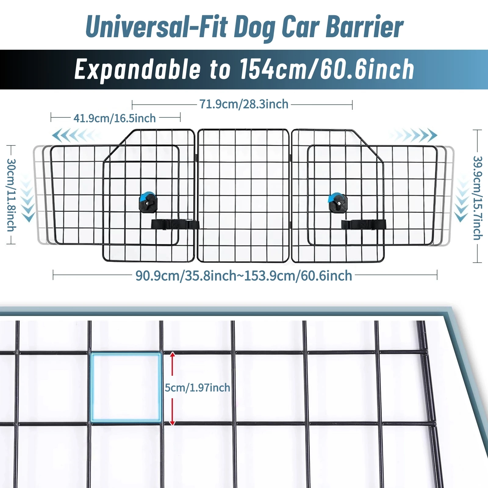 Adjustable Dog Car Barrier - Image 3