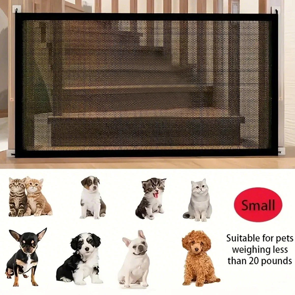 Folding Mesh Pet Barrier - Image 2
