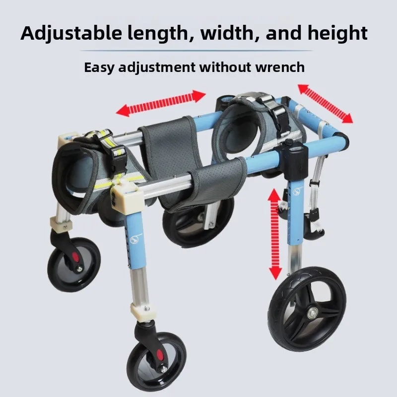 Four-Wheel Dog Mobility Cart - Image 4