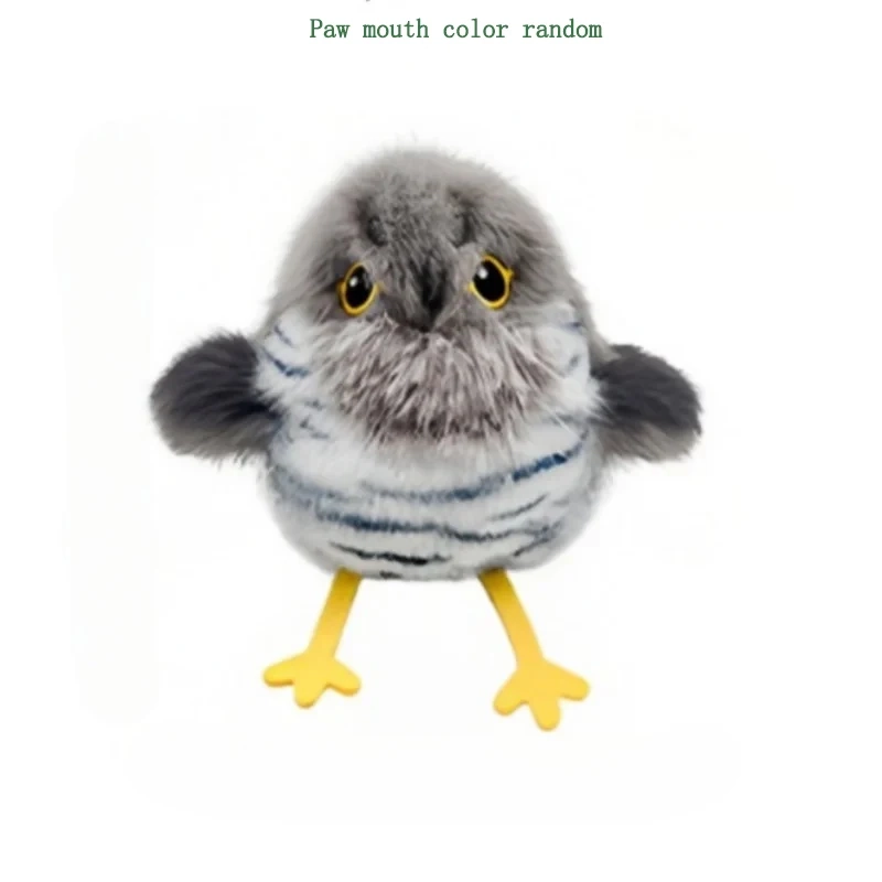 Interactive Flapping Bird Plush Pet Toy with Sound and Motion - Image 7