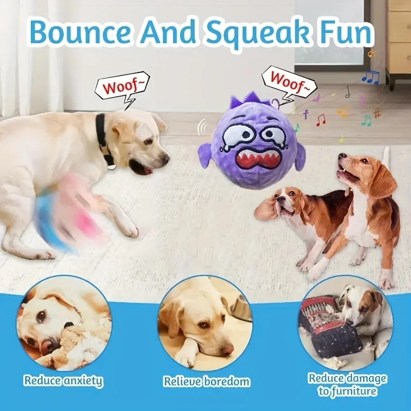 Interactive Funny Sound Dog Ball Toy - Image 6