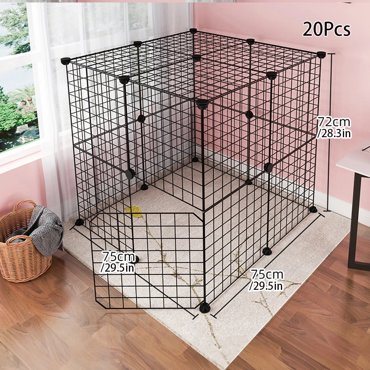 DIY Wire Mesh Pet Playpen - Image 5