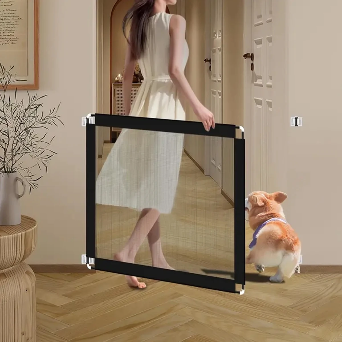 Folding Mesh Pet Barrier - Image 6