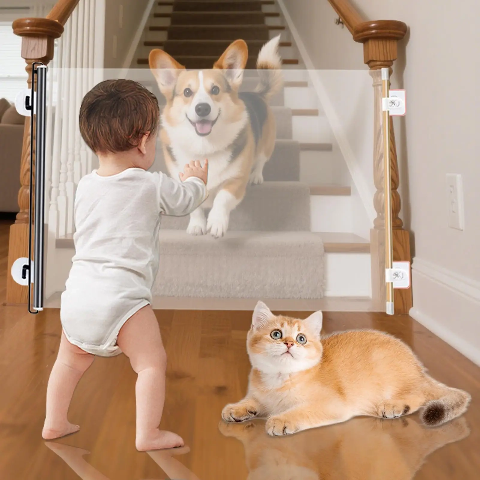 Expandable Mesh Pet Divider - Image 5