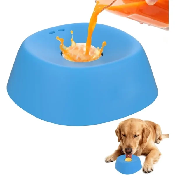 Slow Feeder Lick Bowl for Liquid Treats