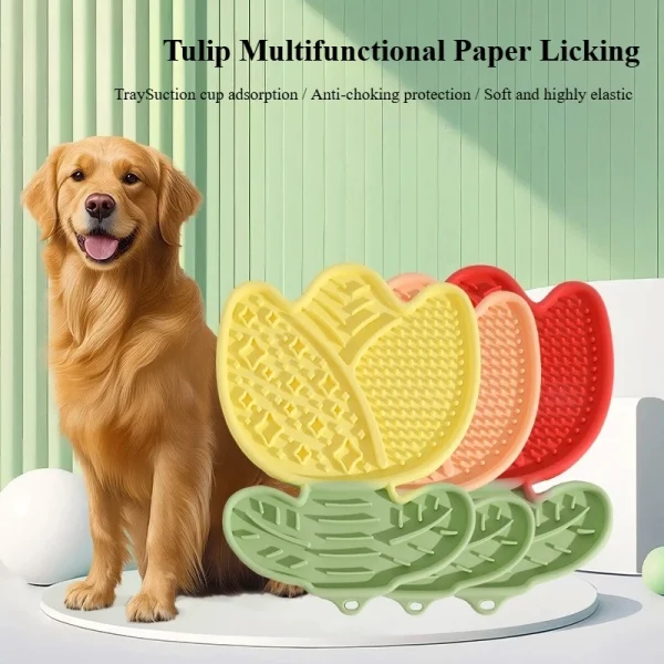 Multi-Function Silicone Lick Mat Slow Feeder for Dogs and Cats