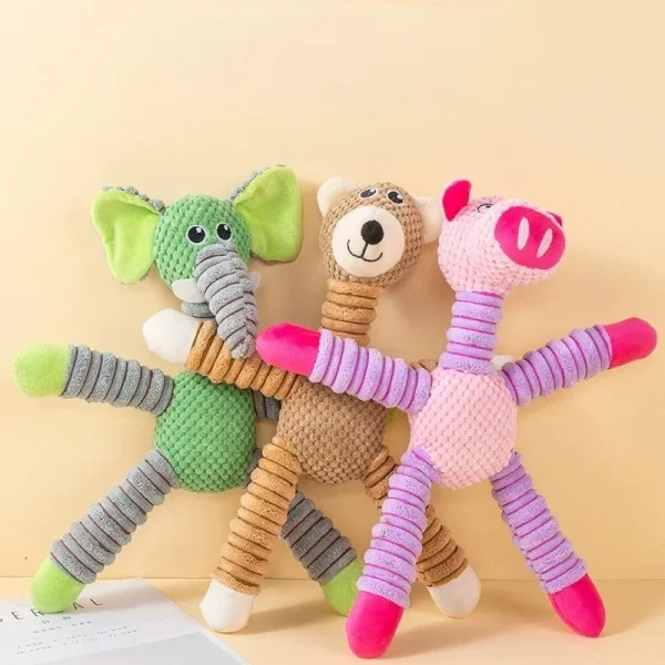 Cigar Plush Squeaky Dog Toy for Small and Medium Dogs