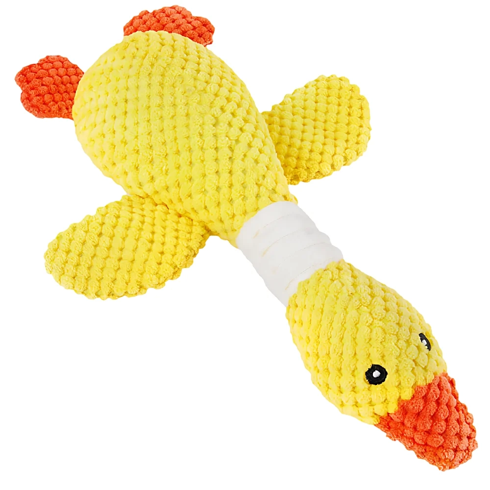 Corduroy Platypus Dog Toy for Interactive Play - Image 7