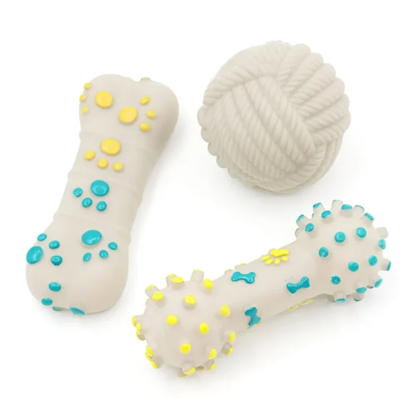 Dog Chew Ball Toy for Teething and Boredom Relief