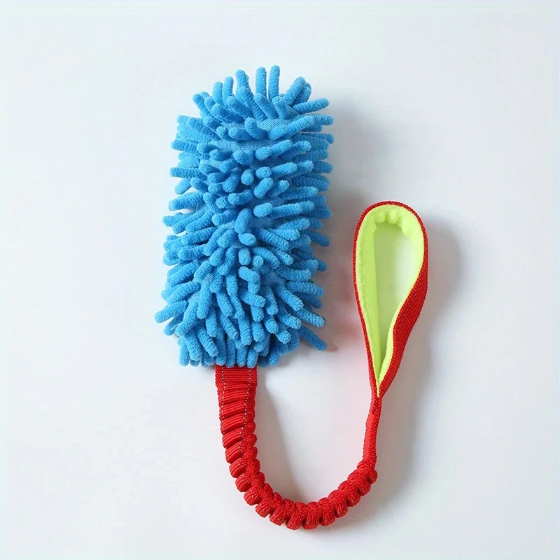 Rubber Fetch Ball Dog Toy with Optional Rope - Image 5