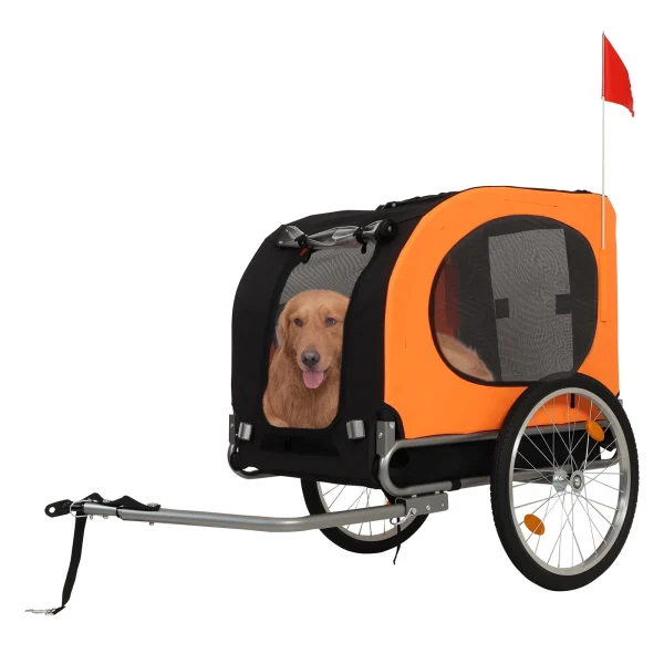 Collapsible Pet Bike Trailer Wagon