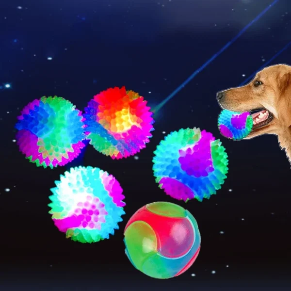 Light-Up Dog Ball for Interactive Fetch and Active Play
