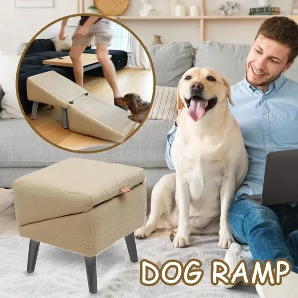 Foldable Pet Access Stool Ramp