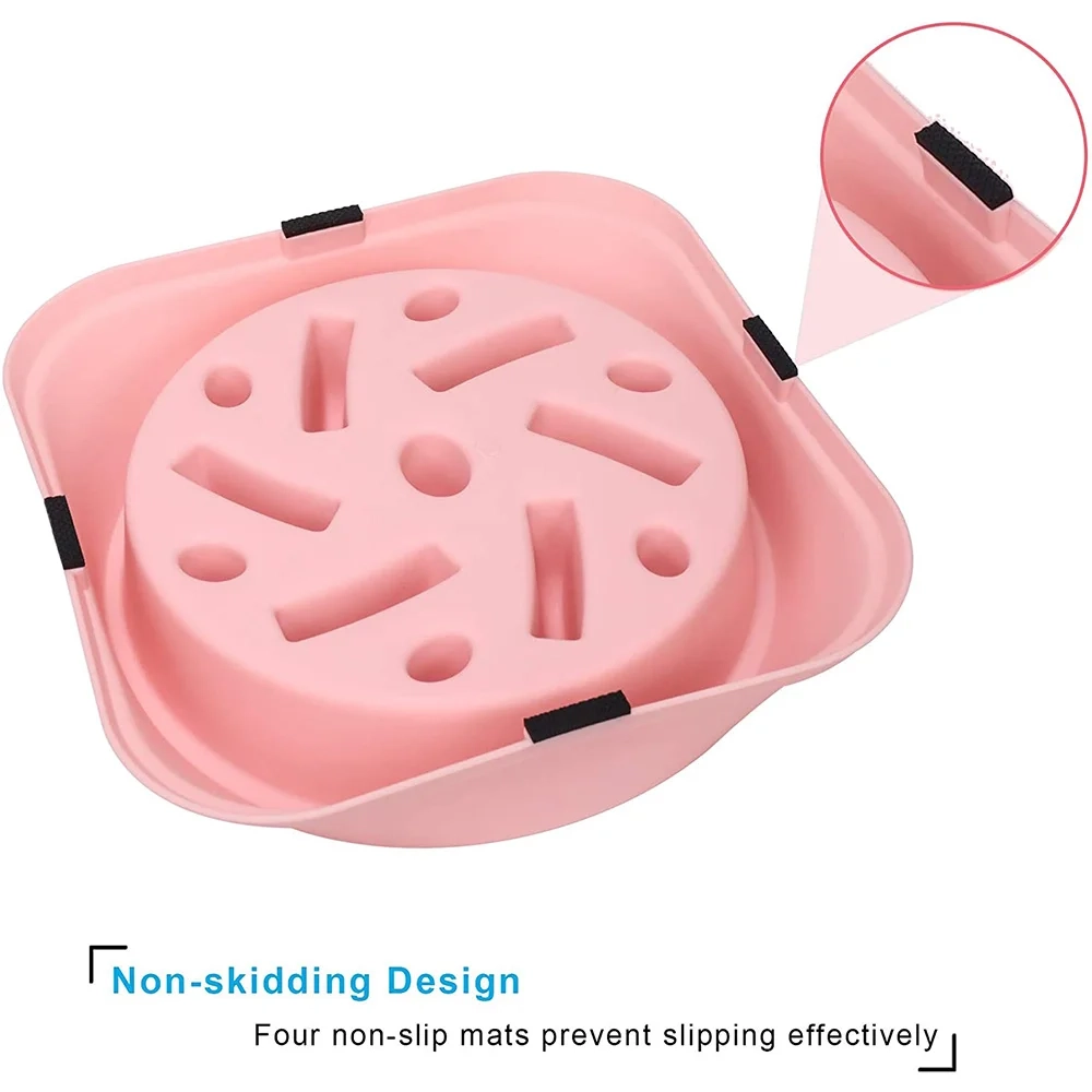 Non-Slip Slow Feeder Puzzle Bowl for Small and Medium Dogs - Image 3