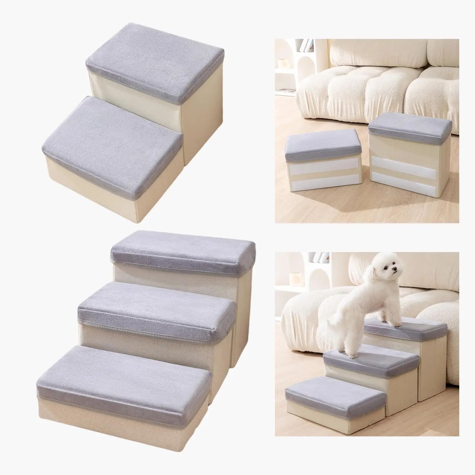 Soft Pet Stairs for Bed and Sofa Access - Image 4